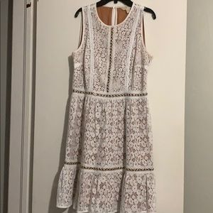 Micheal by Micheal Kors white lace dress